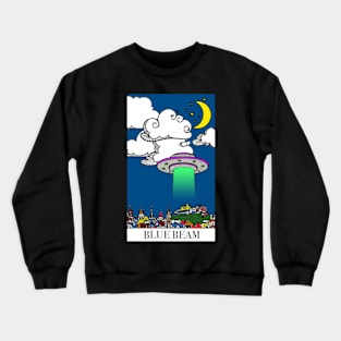 Blue Beam - Color Crewneck Sweatshirt